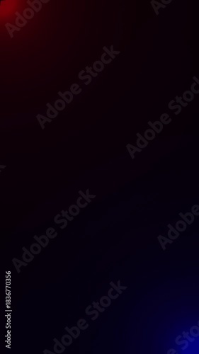 Emergency Lights Overlays with red flash. Emergency vehicle light. Red and blue flashing warning light. Emergency alarm flasher on black background.