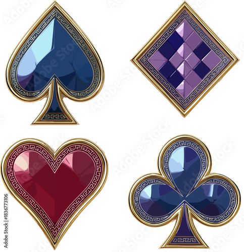 Asset for game element, slot game asset, casino game, video game, mobile game asset, Illustration vector