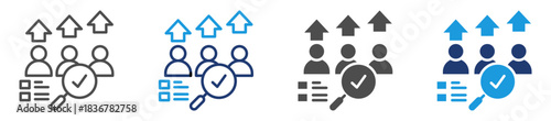competitor analysis icon sheet multiple style