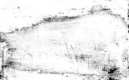 Black grainy texture isolated on white background. cosmic background wall background aquarelle painted spit on wall spray paint surface