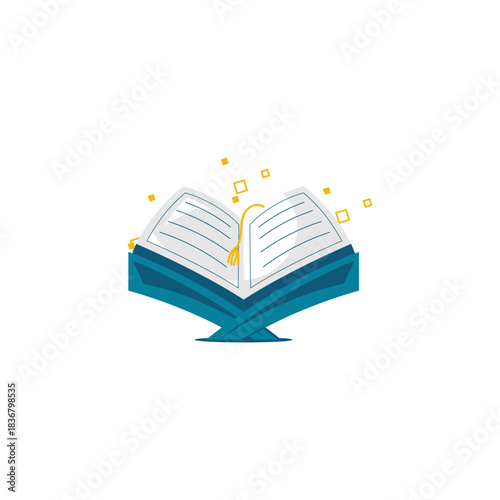 islamic icons set of vector design