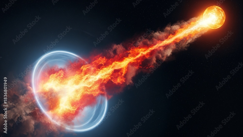 Fototapeta premium Fiery Blast