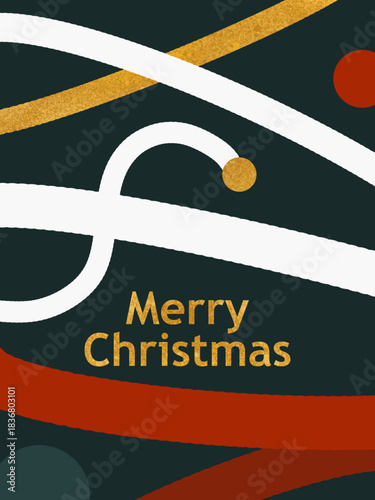 Merry Christmas for poster, greeting card, sale promotion, shop christmas day