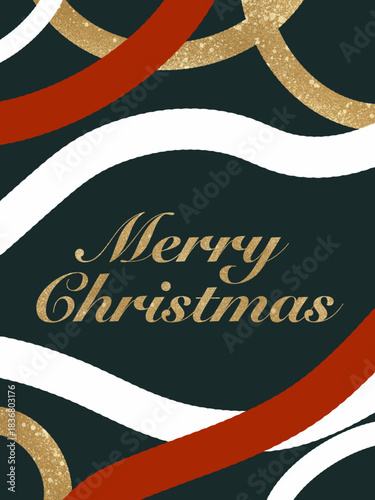 Merry christmas for greeting card, sale, promotion, poster shop