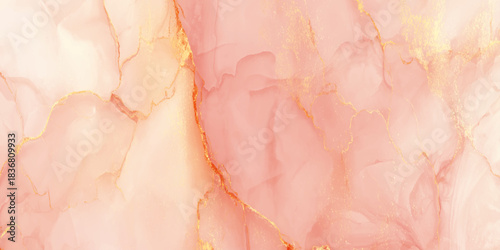 Abstract liquid coral peach background with texture ethereal luxurious backdrop includes a natural, flowing pattern.
