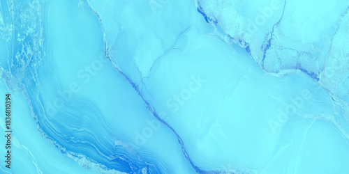 Abstract blue alcohol ink marble texture with soft veins soft gradients and translucent layers.