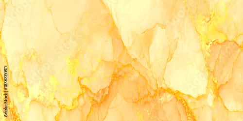 Elegant gold and orange fluid alcohol ink texture abstract background banner luxurious and vibrant design.