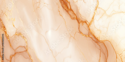 Elegant gold and orange fluid alcohol ink texture abstract background banner luxurious and vibrant design.