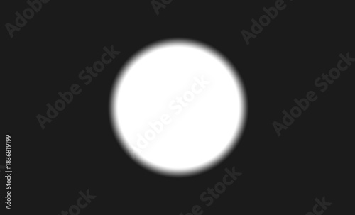 Realistic view through the binoculars illustration on transparent background