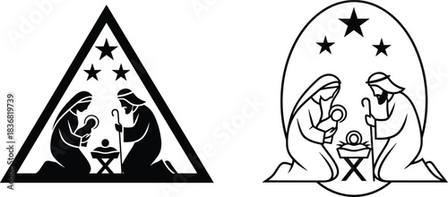 Collection of thin outline multi-touch and single-touch hand gestures featuring a vibrant purple and pink gradient, ideal for illustrating digital user interface interaction