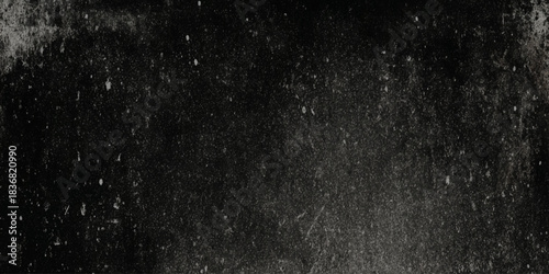 Abstract Black and White Grunge Texture Background with Vintage Distressed Effect with subtle scratches, stains, and eroded details.