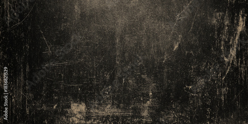 Dark grunge texture background with distressed concrete wall abstract vintage industrial backdrop.