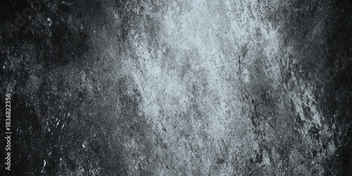 Dark grunge black texture with scratches, dust and splatters for both print and digital use.