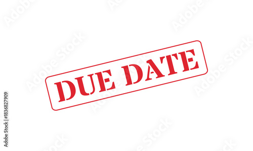 Slanted Red Outline RECEIPT Icon