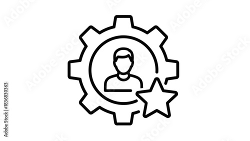 User Configuration and Skill Rating Vector Illustration