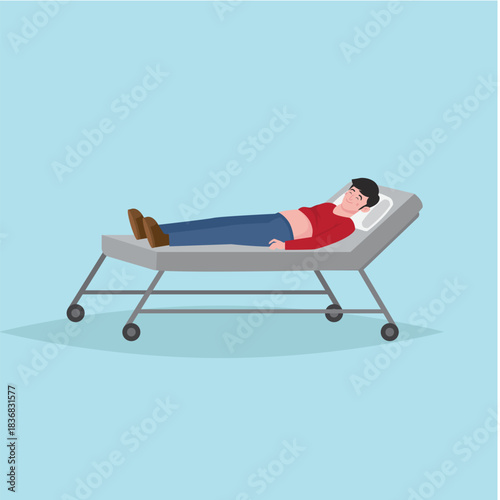 🏥 Medical Examination and Patient Care Illustration Set