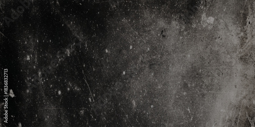 Dark grunge texture featuring heavy scratches, cracks, weathered concrete Perfect for overlay, urban backgrounds.