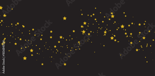 Gold Glittering Stars Dust Background, Shiny Bokeh Light Particles, Sparkles and Luminous Dots on Black, Christmas Glow Texture,sparkle, light, star, glow, abstract, magic, glittering, dust, overlay