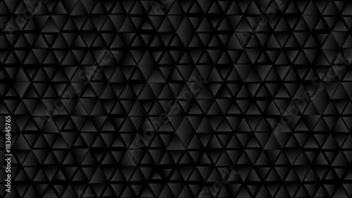 Wallpaper Mural Black minimal mosaic triangles abstract geometry background. Seamless looping geometric technology pattern motion design. Video animation Ultra HD 4K 3840x2160 Torontodigital.ca