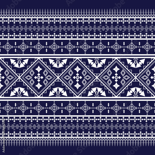 Geometric ethnic seamless pattern,Native American pattern,Design for background, wallpaper,clothing fabric,illustration,vector.