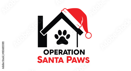 Heartwarming Operation Santa Paws logo for holiday pet support