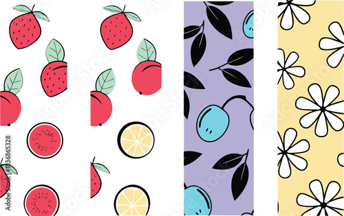 seamless pattern with tomatoes