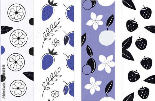 seamless pattern with flowers