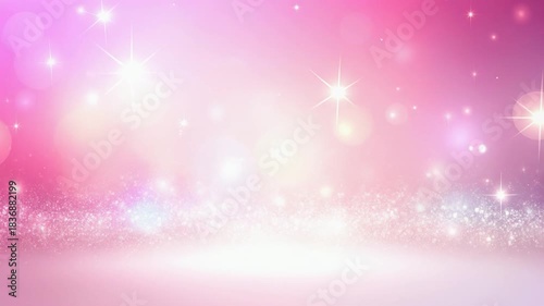 ピンクのキラキラの背景	
