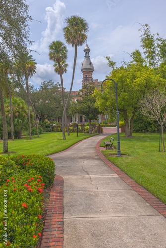 Tampa College campus and park.