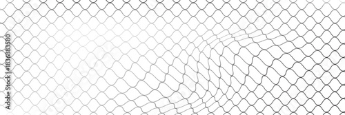 Curved net pattern. Seamless design for sportswear or equipment like soccer goals, volleyball nets, basketball hoops, hockey nets, and athletic gear