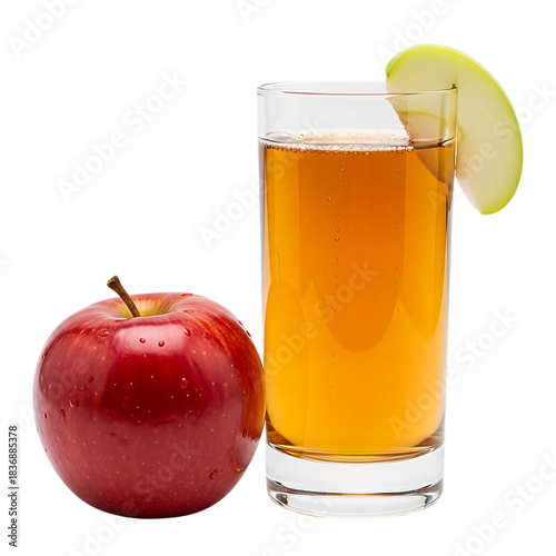 apple juice and apple