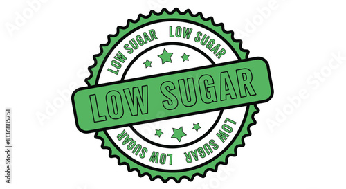 Low sugar label for healthy food products