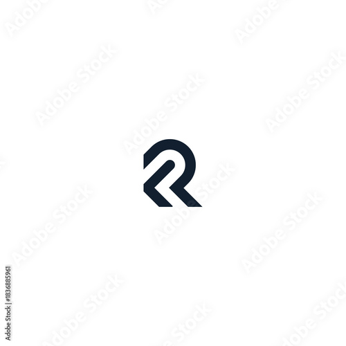 logo r monogram