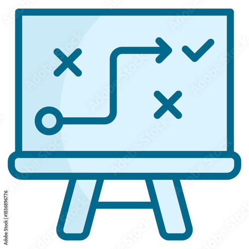 Strategic Roadmap Icon