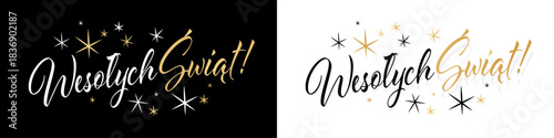 Wesołych świąt, Happy Holidays in Polish
