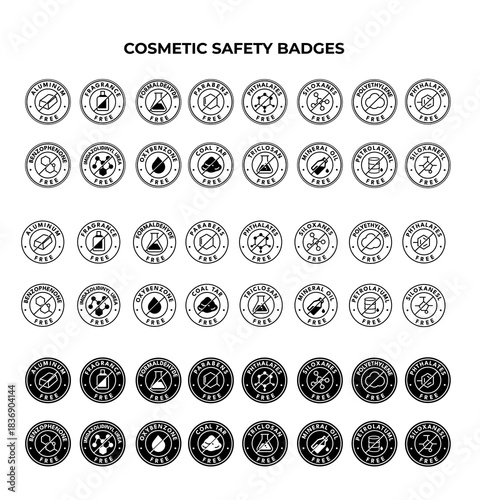 Cosmetic Safety icons