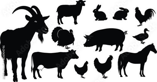 Collection of Green Trees and Shrubs in Top View for Architectural Floor Plan Design, Showing Different Foliage Textures and Shapes for Landscape Layout Vector Elements.