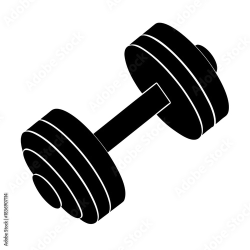 set of dumbbell