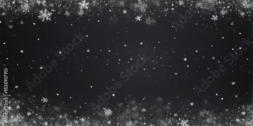 Abstract dark blue rain drops on the night sky window of the universe