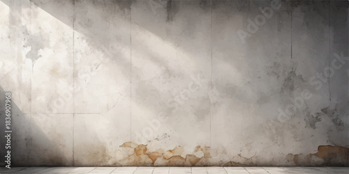 Dark vintage texture of an old grunge wall with a smoky, cloudy gray pattern
