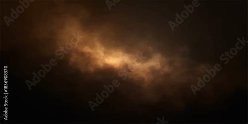 Abstract dark smoky background with rays