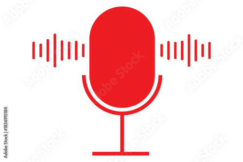 Set of line Microphone icons. Different variant podcast microphone. Karaoke mic web and mobile app icon. Voice, recording Studio Symbol collection. Logo template for many purpose. Vector illustration