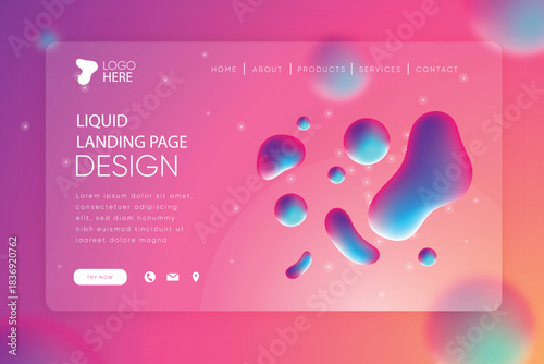 Abstract Liquid Shape UI/UX Background.
Fluid Abstract Landing Page Template.
Modern Liquid Design Background for Web.
Vibrant Gradient Blob Web Banner.
