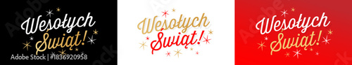 Wesołych świąt, Happy Holidays in Polish