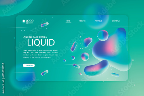 Abstract Liquid Shape UI/UX Background.
Fluid Abstract Landing Page Template.
Modern Liquid Design Background for Web.
Vibrant Gradient Blob Web Banner.