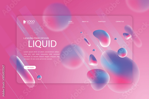 Abstract Liquid Shape UI/UX Background.
Fluid Abstract Landing Page Template.
Modern Liquid Design Background for Web.
Vibrant Gradient Blob Web Banner.