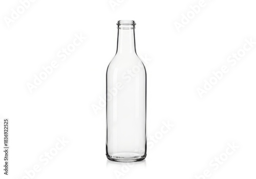 Wallpaper Mural Clear glass container stands upright against a pure white background Torontodigital.ca