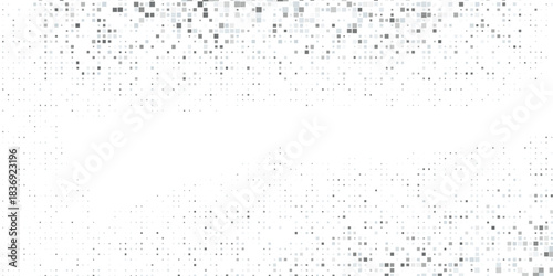 Rectangle design silver foil background with metal mirror texture. Chrome gradient surface simple abstract