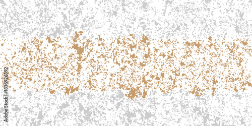 Macro closeup of natural gold wheat ears on a white background with a grunge texture backdrop