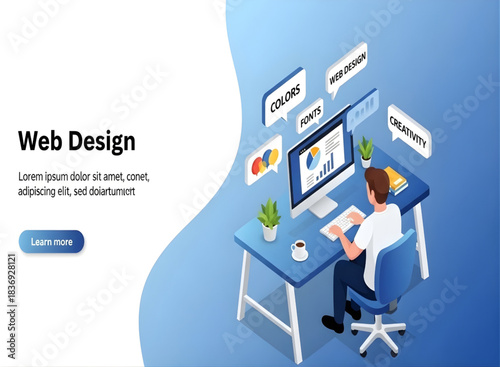 Web design concept